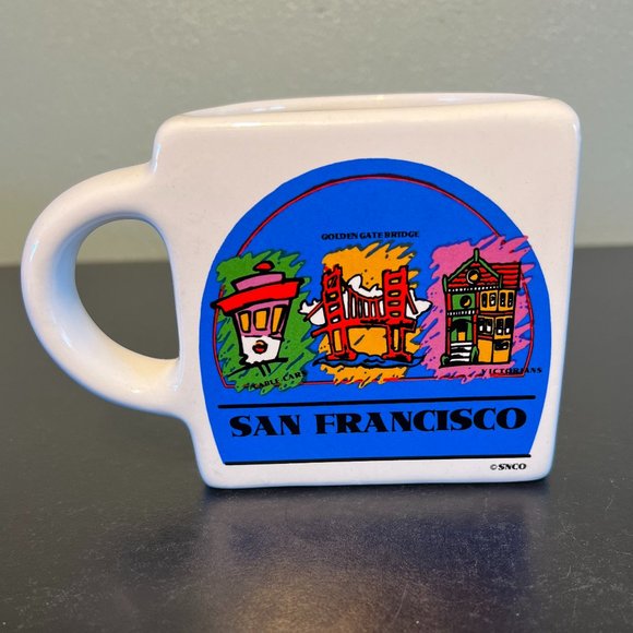 Vintage SAN FRANCISCO WAS SO EXPEN$IVE I COULD ONLY AFFORD HALF A CUP Souvenir - Picture 4 of 8